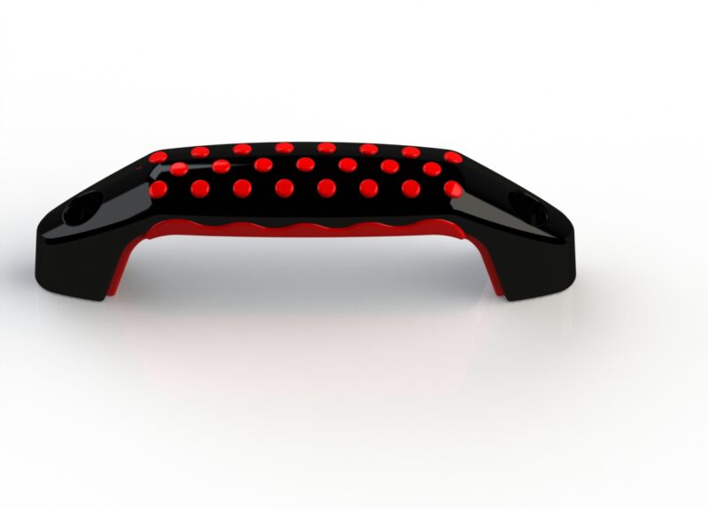 Soft Touch Handle Black and Red