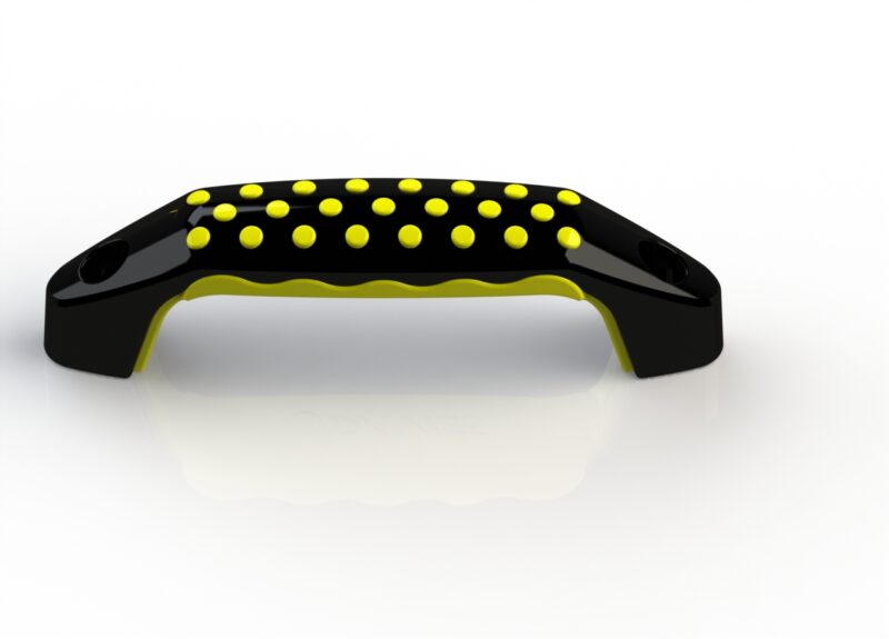 Soft Touch Handle Black and Yellow