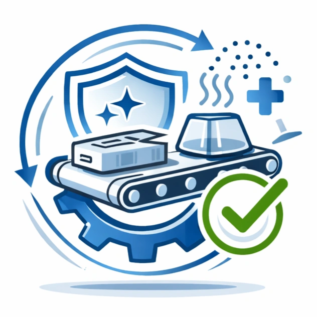 Contamination conscious logo