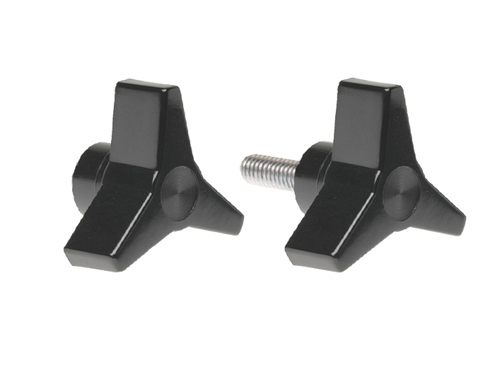 THREE ARM CLAMPING KNOB, 2", BLACK, MODEL 3040EJ Knobs, Handles, and