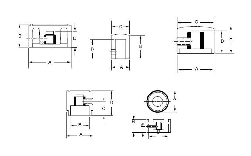instrument control knob drawing